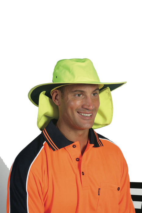 Hi-Vis Hat with Flap (DN-H055)
