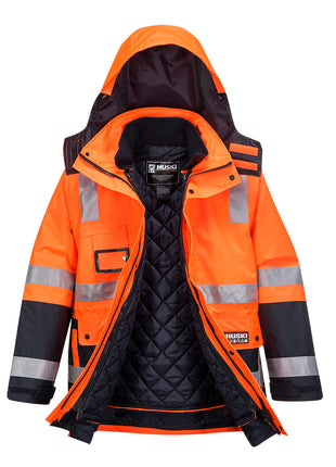 Huski Venture Hi-Vis 4-in-1 Contrast Jacket (PW-K8106)