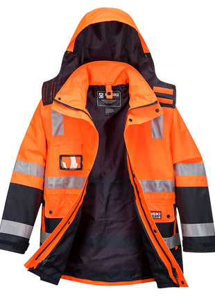 Huski Venture Hi-Vis 4-in-1 Contrast Jacket (PW-K8106)