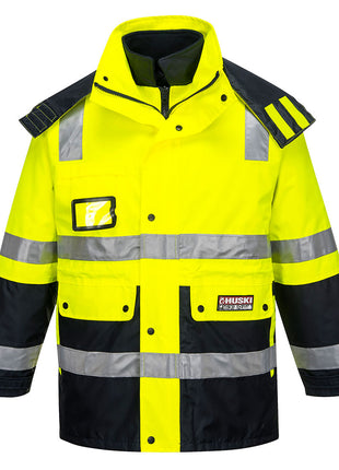 Huski Venture Hi-Vis 4-in-1 Contrast Jacket (PW-K8106)