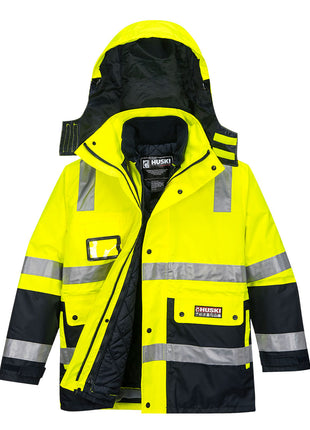 Huski Venture Hi-Vis 4-in-1 Contrast Jacket (PW-K8106)