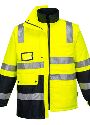 Huski Venture Hi-Vis 4-in-1 Contrast Jacket (PW-K8106)