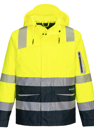 Huski Hi-Vis Contrast Rain Jacket (PW-K8201)