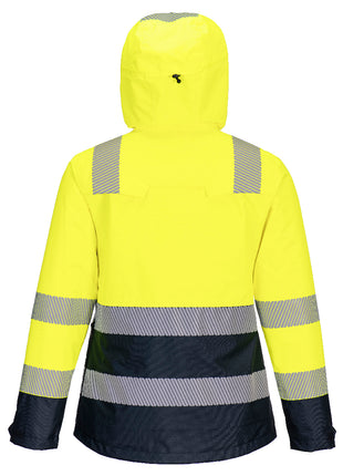 Huski Hi-Vis Women's Contrast Rain Jacket (PW-K8202)