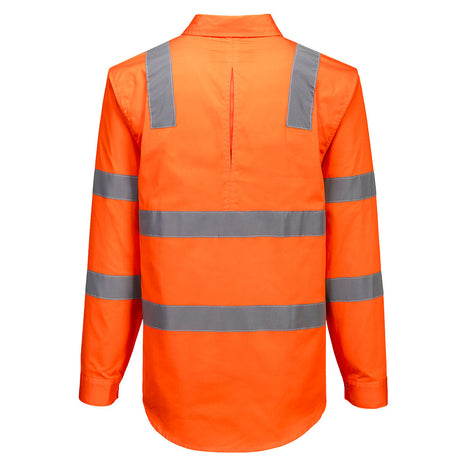 Hi-Vis Lightweight Cotton Shirt Long Sleeve (PW-MA103)