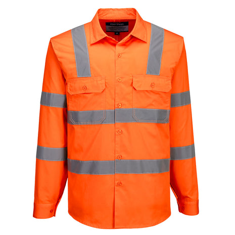 Hi-Vis Lightweight Cotton Shirt Long Sleeve (PW-MA103)