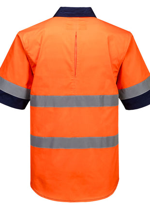 Industrial Hi-Vis Lightweight Contrast Shirt Short Sleeve (PW-MA402)