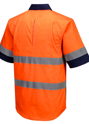 Industrial Hi-Vis Lightweight Contrast Shirt Short Sleeve (PW-MA402)