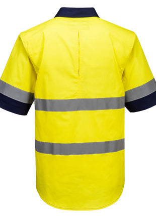 Industrial Hi-Vis Lightweight Contrast Shirt Short Sleeve (PW-MA402)