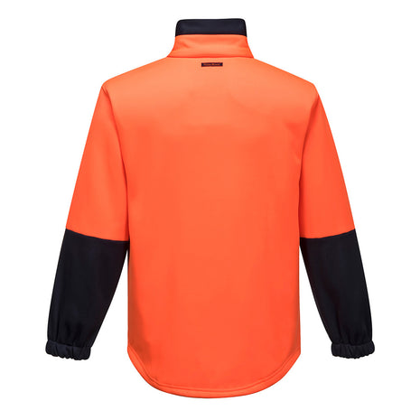 Hi-Vis Water Repellent Contrast Zipped Class D Brush Fleece (PW-MH315)