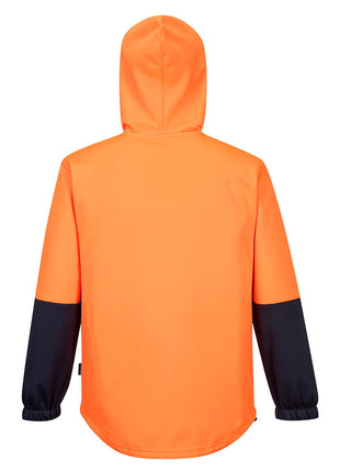 Hi-Vis Water Repellent Contrast Zipped Class D Hoodie (PW-MH317)