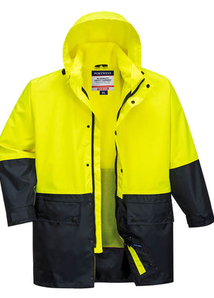 Kimberley Hi-Vis Contrast Class D Rain Traffic Jacket (PW-MJ206)