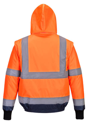 Hi-Vis 2-in-1 Contrast Essential Bomber Jacket (PW-MJ464)