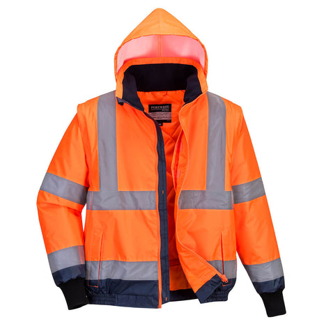 Hi-Vis 2-in-1 Contrast Essential Bomber Jacket (PW-MJ464)