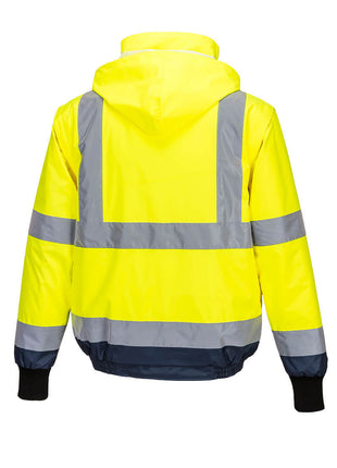 Hi-Vis 2-in-1 Contrast Essential Bomber Jacket (PW-MJ464)