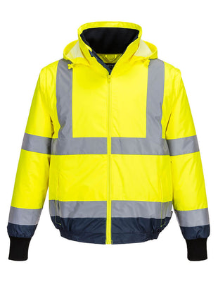 Hi-Vis 2-in-1 Contrast Essential Bomber Jacket (PW-MJ464)