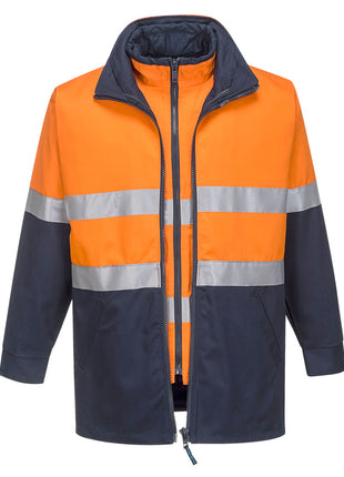 Hume Hi-Vis 4-in-1 Contrast Work Jacket (PW-MJ777)
