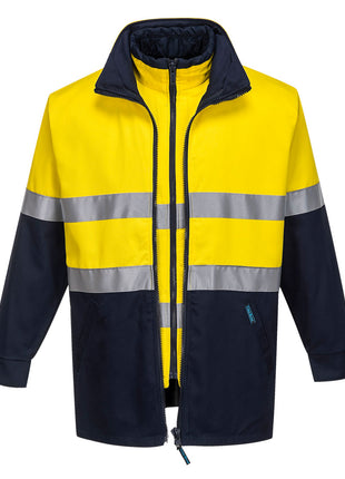 Hume Hi-Vis 4-in-1 Contrast Work Jacket (PW-MJ777)