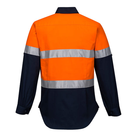 Hi-Vis Women's Contrast Shirt Long Sleeve (PW-ML108)