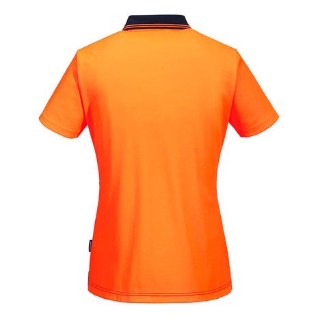 Hi-Vis Women's Cotton Comfort Contrast Class D Polo Shirt Short Sleeve (PW-ML211)