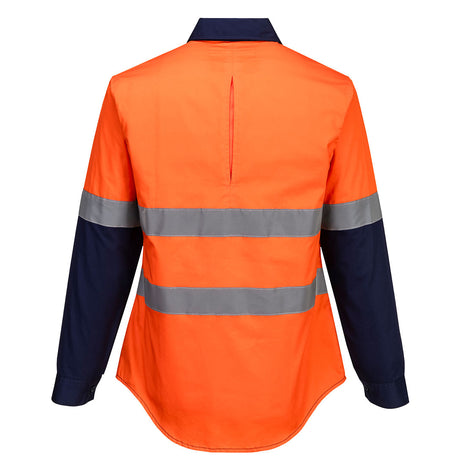 Hi-Vis Women's Lightweight Contrast Shirt Long Sleeve (PW-ML803)