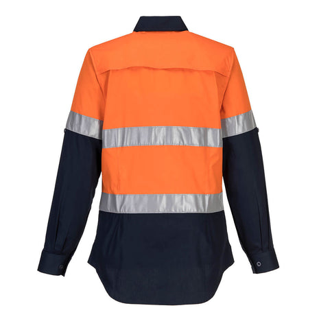 Hi-Vis Women's Lightweight Contrast Shirt Long Sleeve (PW-ML808)