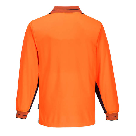 Hi-Vis Contrast Class D Polo Shirt Long Sleeve (PW-MP113)