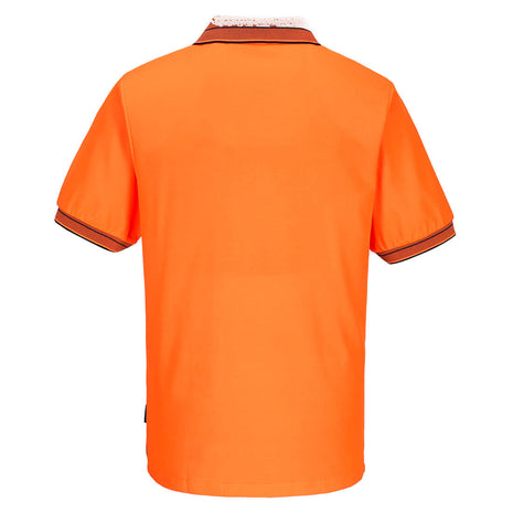 Hi-Vis Cotton Comfort Contrast Class D Polo Shirt Short Sleeve (PW-MP210)