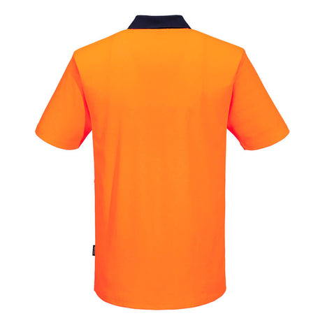 Hi-Vis Cotton Comfort Contrast Class D Polo Shirt Short Sleeve (PW-MP415)