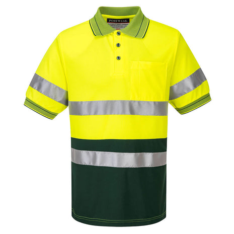 Hi-Vis Contrast Polo Shirt Short Sleeve (PW-MP510)
