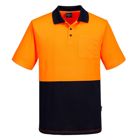 Hi Vis Class D Contrast Polo Shirt Short Sleeve (PW-MP610)