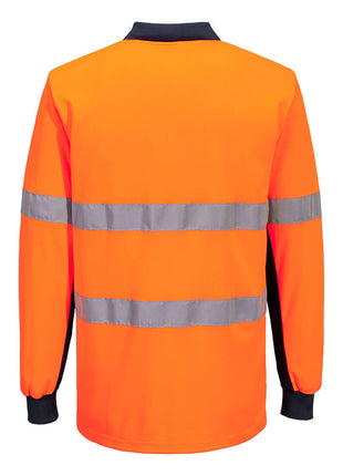Hi-Vis Class D/N Contrast Polo shirt Long Sleeve (PW-MP613)