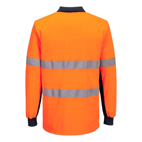 Hi-Vis Class D/N Contrast Polo shirt Long Sleeve (PW-MP613)