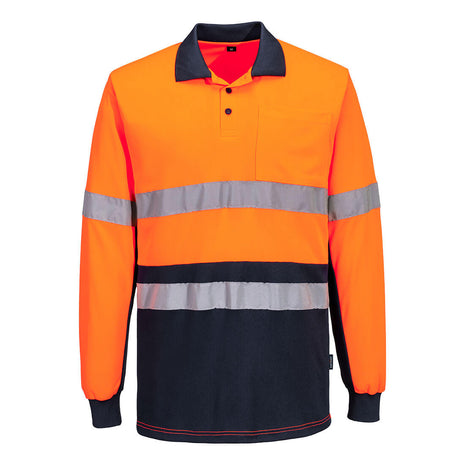 Hi-Vis Class D/N Contrast Polo shirt Long Sleeve (PW-MP613)