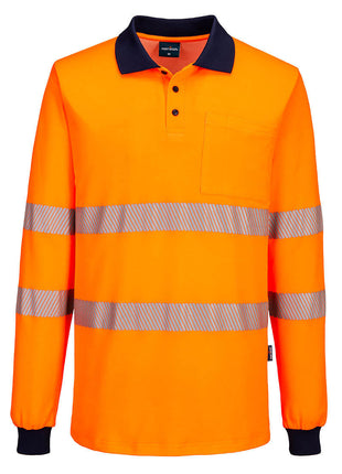 Hi-Vis Cotton Comfort Polo Shirt Long Sleeve (PW-MP614)