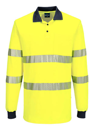 Hi-Vis Cotton Comfort Polo Shirt Long Sleeve (PW-MP614)