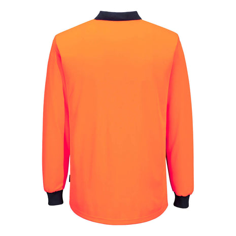 Hi-Vis Contrast Class D Polo Shirt Long Sleeve (PW-MP615)