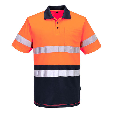 Hi-Vis Contrast Polo Shirt Short Sleeve (PW-MP616)