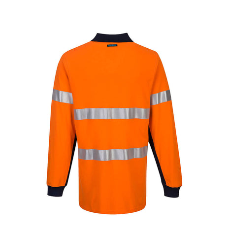 Long Sleeve Cotton Pique Polo with Tape (PW-MP619)