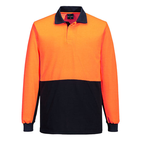Hi-Vis Contrast Class D Polo Shirt Long Sleeve (PW-MP813)