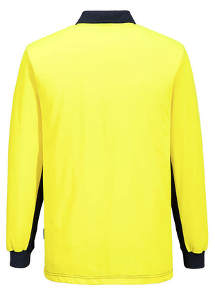 Hi-Vis Contrast Class D Polo Shirt Long Sleeve (PW-MP813)