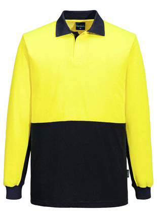 Hi-Vis Contrast Class D Polo Shirt Long Sleeve (PW-MP813)