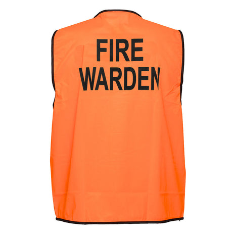 Hi-Vis Class D Fire Warden Vest (PW-MV118)