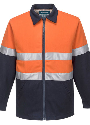 Bluey Hi-Vis Wool Blend Contrast Work Jacket (PW-MW028)
