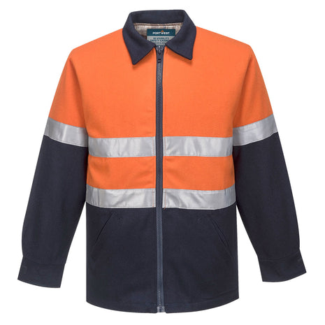 Bluey Hi-Vis Wool Blend Contrast Work Jacket (PW-MW028)