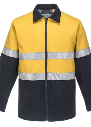 Bluey Hi-Vis Wool Blend Contrast Work Jacket (PW-MW028)