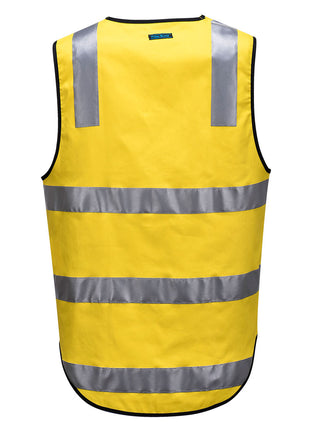 Hi-Vis Cotton Zipped Vest (PW-MW338)