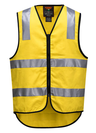 Hi-Vis Cotton Zipped Vest (PW-MW338)