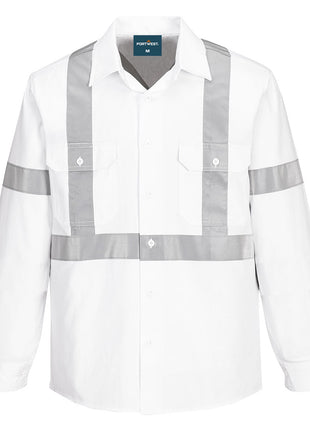 Hi-Vis X Back Class N Shirt Long Sleeve (PW-MX303)