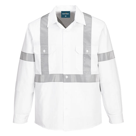 Hi-Vis X Back Class N Shirt Long Sleeve (PW-MX303)